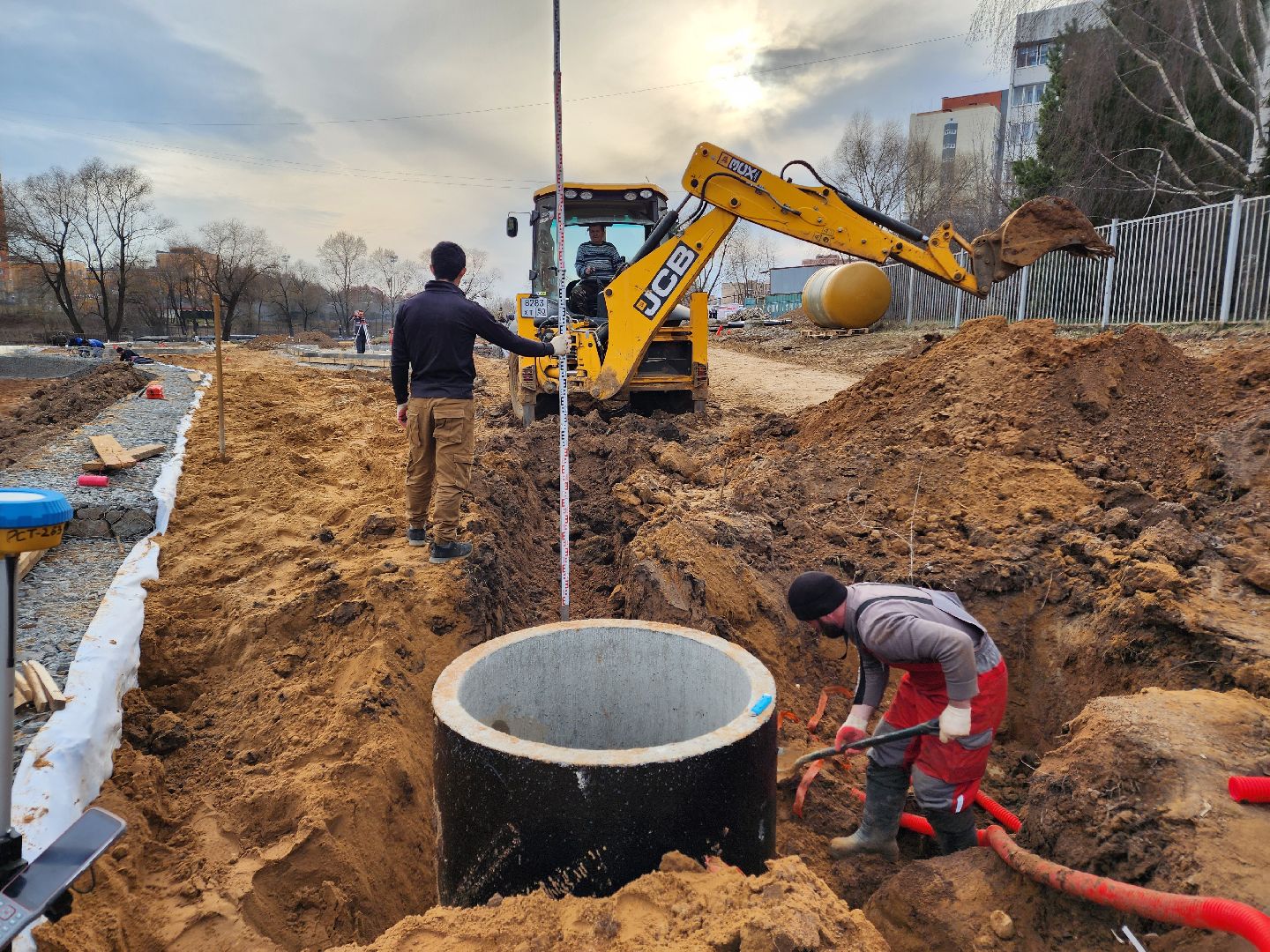 Чехов, улица Береговая, река теребенка, набережная, благоустройство, реконструкция, строительство, ливневая канализация, ливневка, инженерные сети,