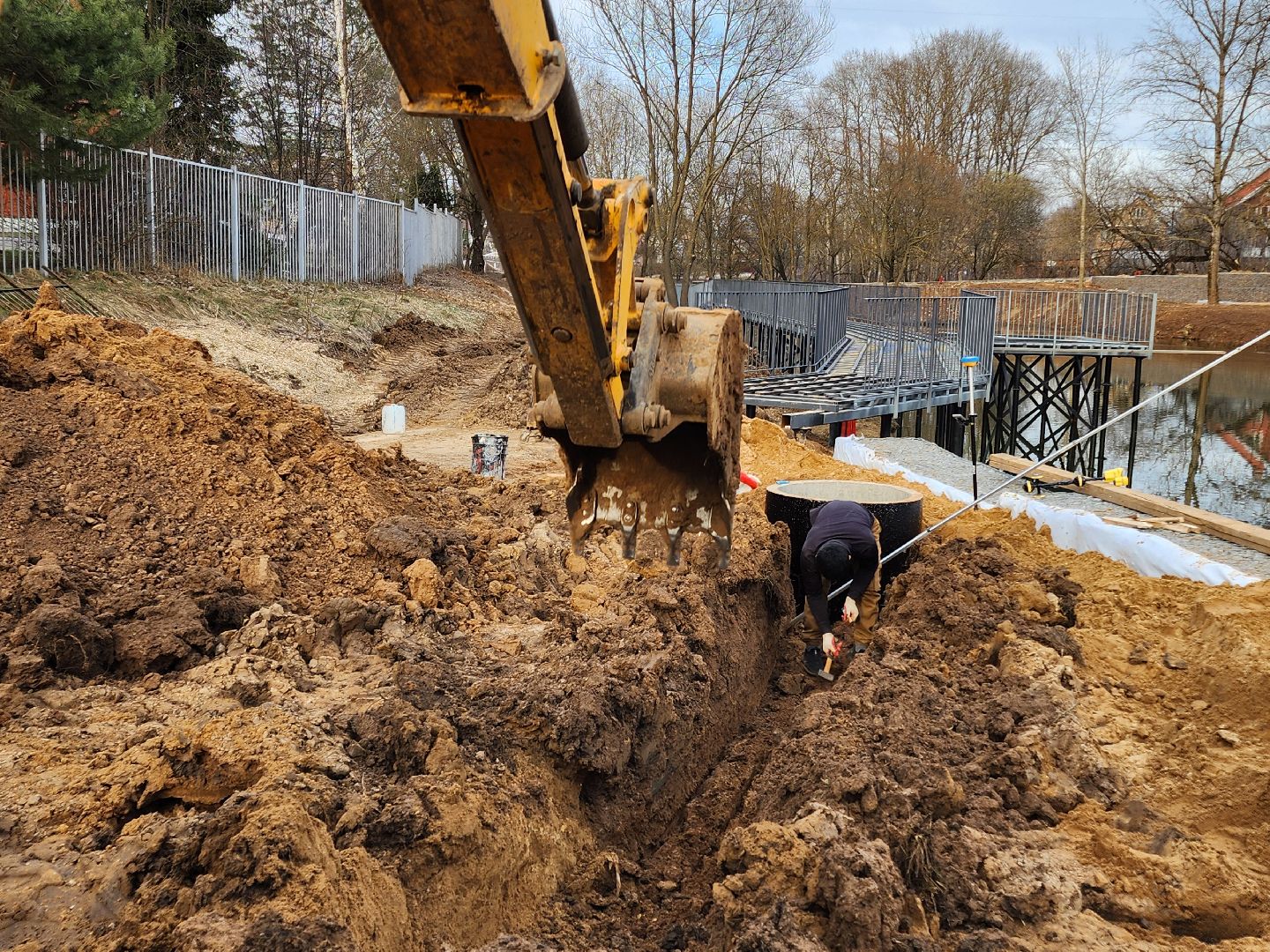 Чехов, улица Береговая, река теребенка, набережная, благоустройство, реконструкция, строительство, ливневая канализация, ливневка, инженерные сети,