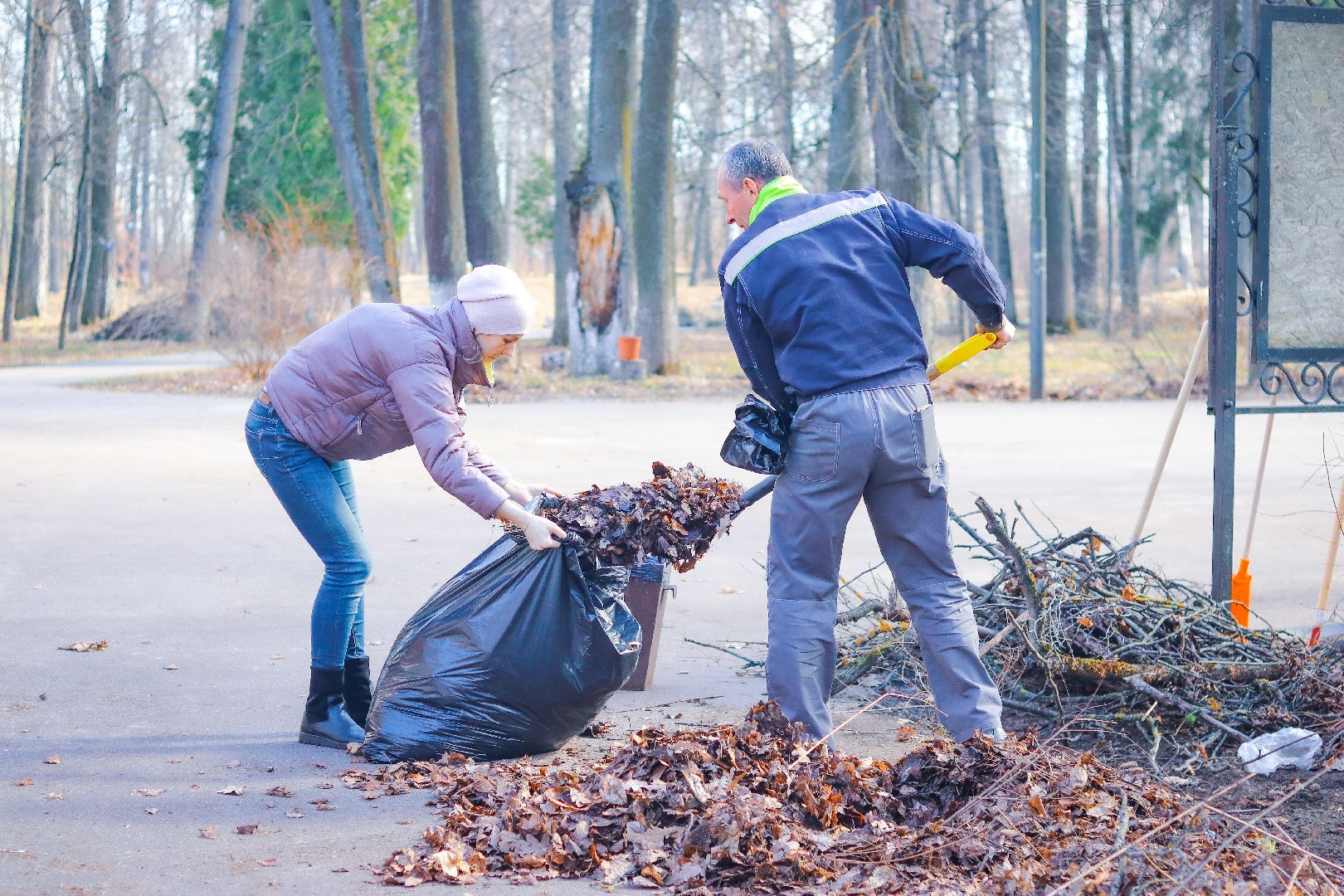 Клин, общество, благоустройство, субботники, весна,