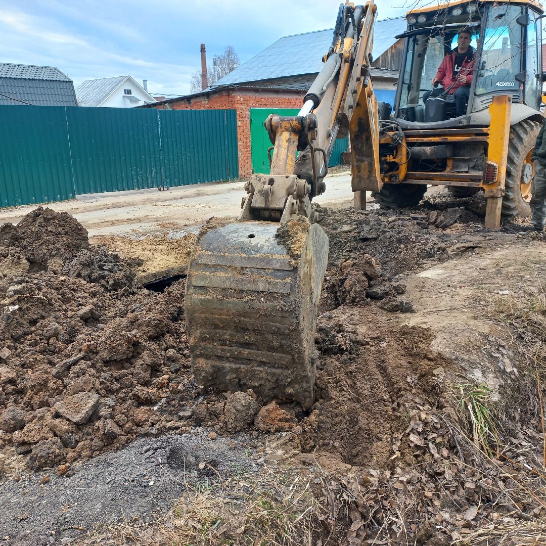 сергиев посад, водоканал, прорыв трубы,
