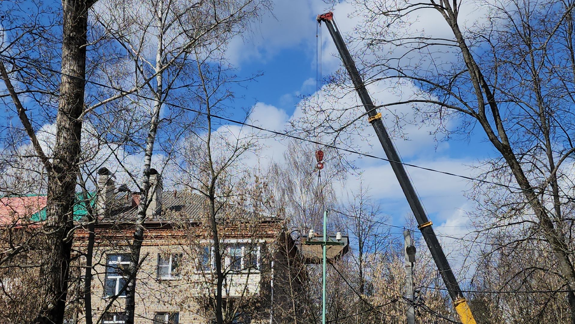 пушкино, капремонт, крыша, жилой дом,работы, рабочие,вертикалки,