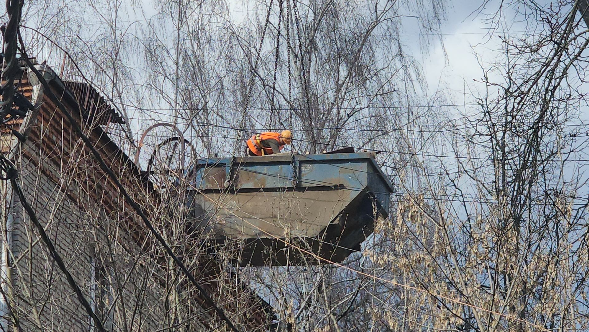 пушкино, капремонт, крыша, жилой дом,работы, рабочие,вертикалки,