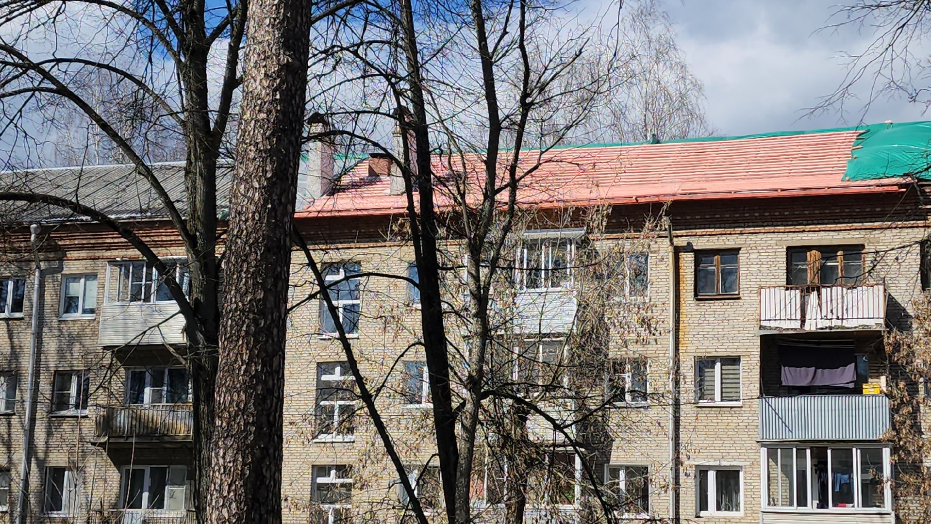 пушкино, капремонт, крыша, жилой дом,работы, рабочие,вертикалки,