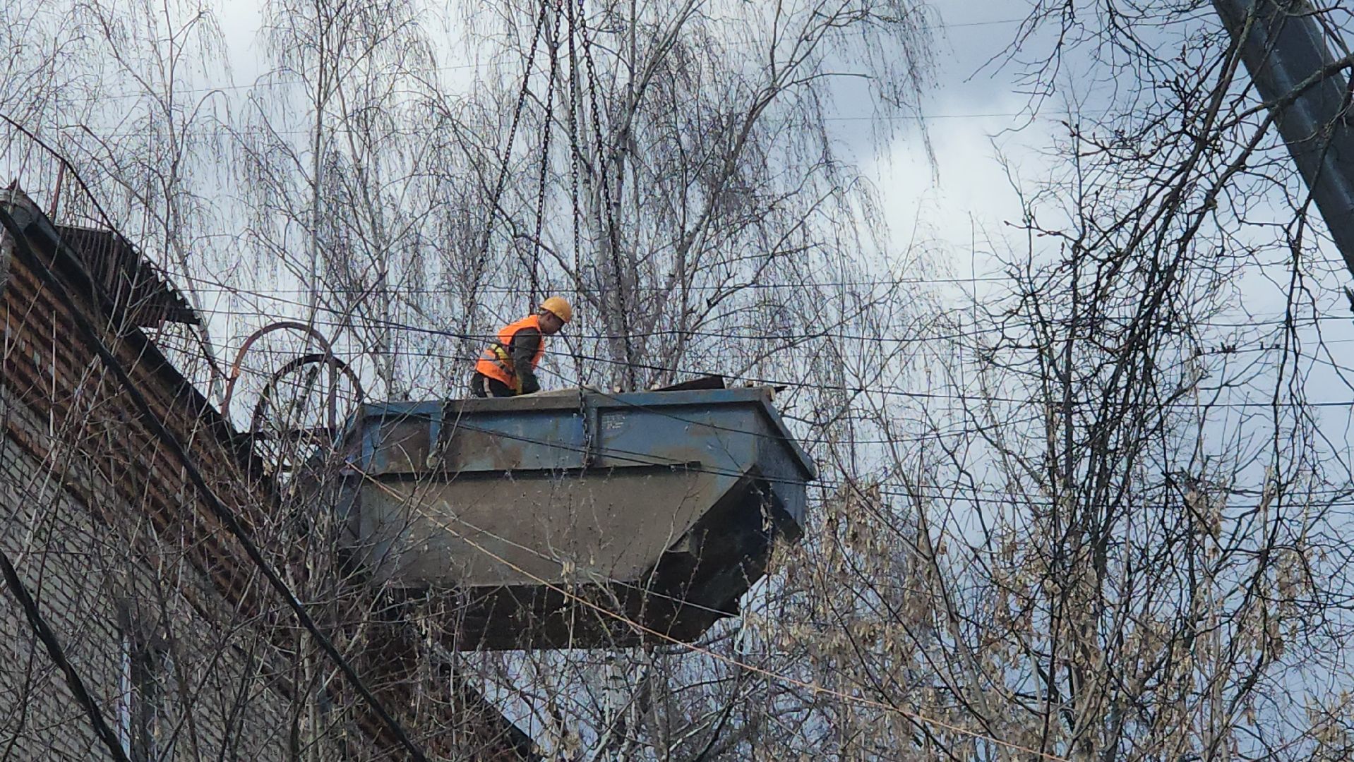 пушкино, капремонт, крыша, жилой дом,работы, рабочие,вертикалки,