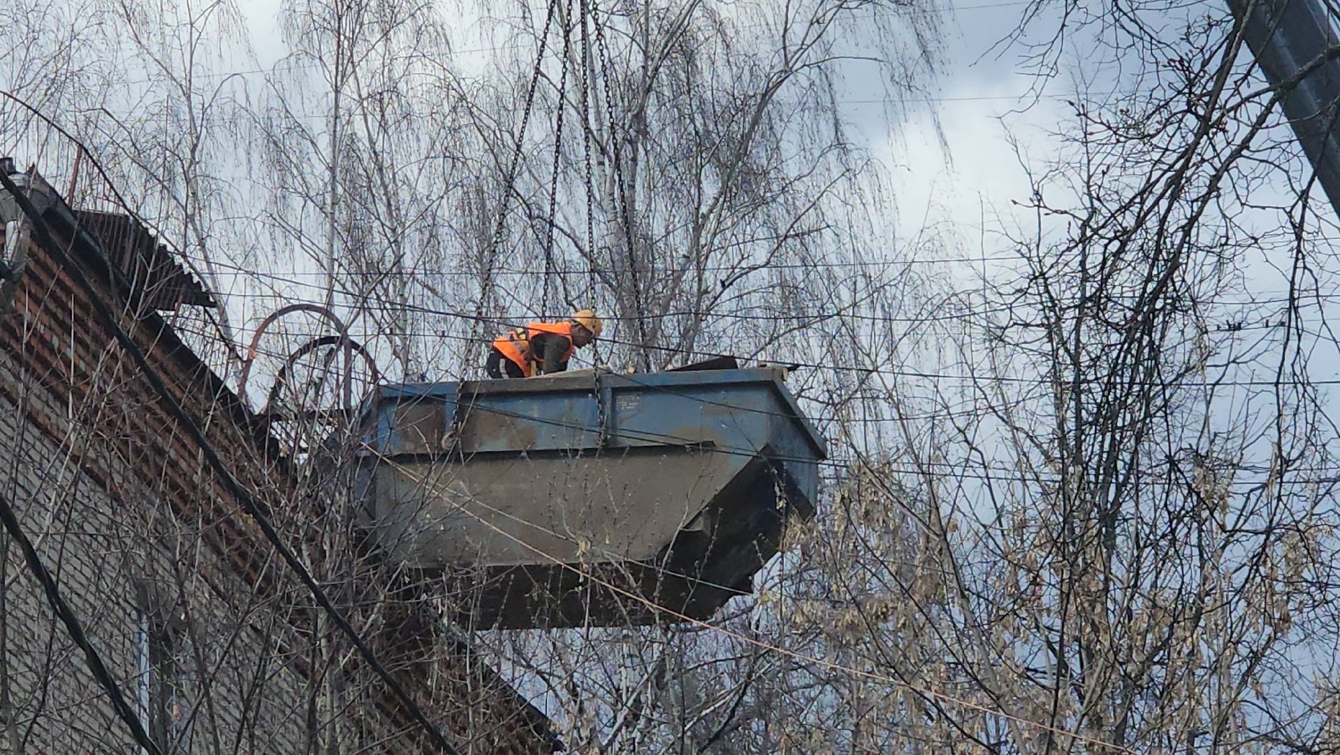 пушкино, капремонт, крыша, жилой дом,работы, рабочие,вертикалки,