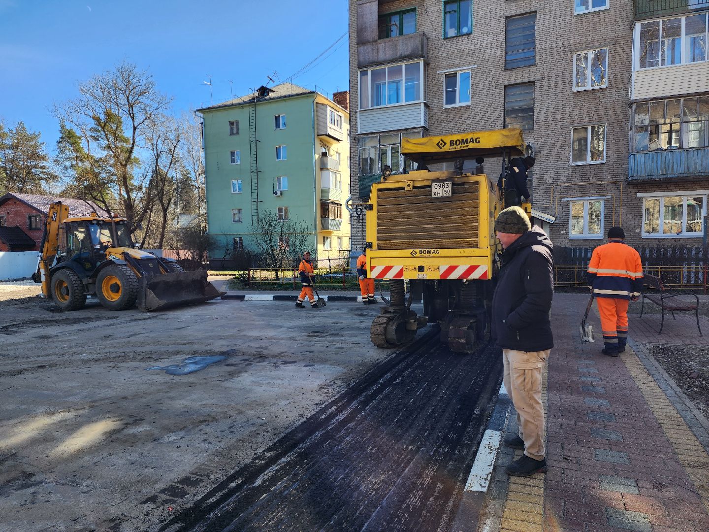 раменское, благоустройство,комплексное благоустройство дворов, поселок кратово улица мичурина,