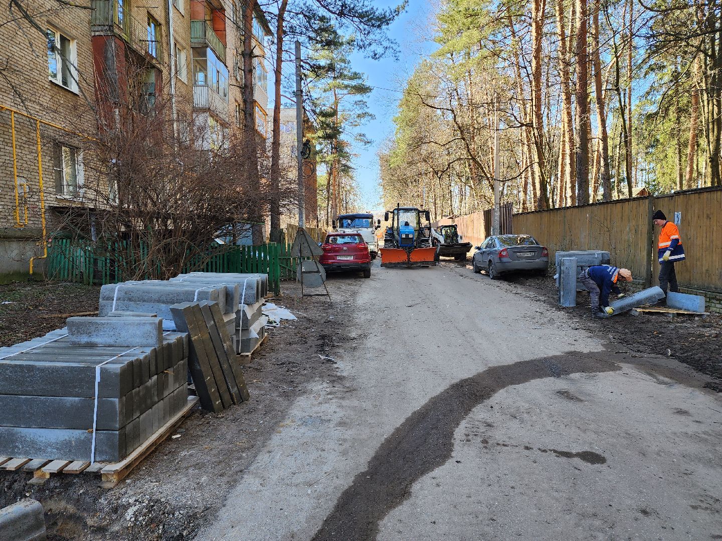 раменское, благоустройство,комплексное благоустройство дворов, поселок кратово улица мичурина,