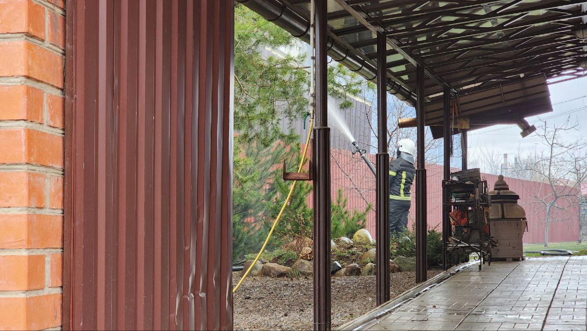 дмитров, пожар, чп на улице аллейная,