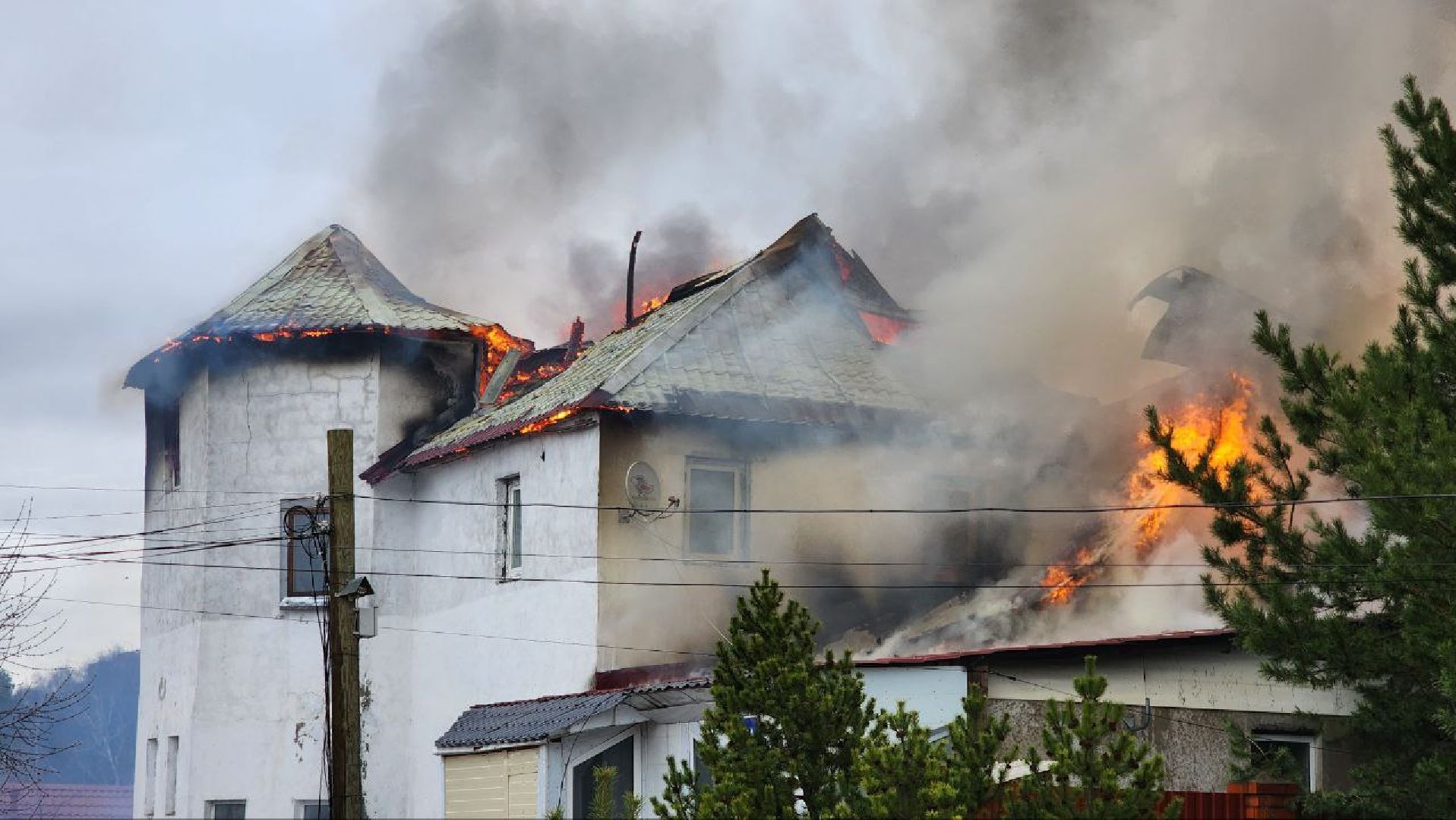 дмитров, пожар, чп на улице аллейная,