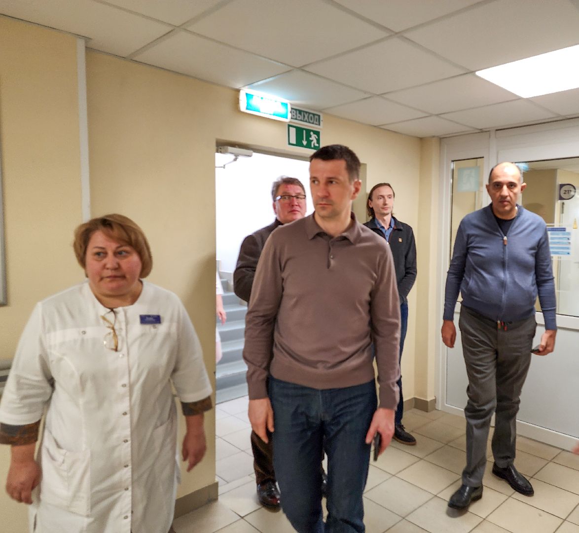 Подольск, министр здравоохранения, покб, больница,