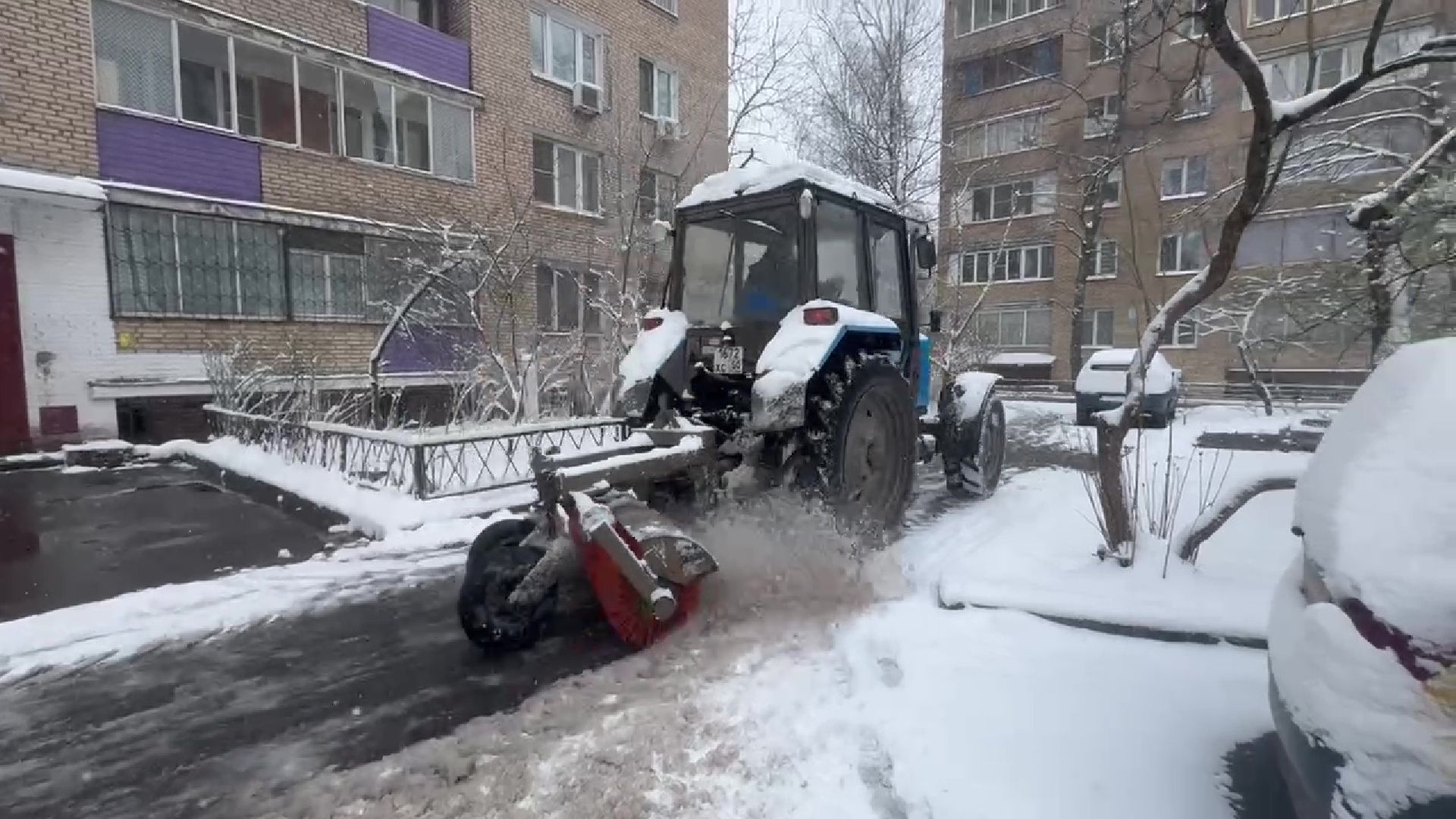 Реутов, ЖКХ, снегопад, снег в апреле, зима весной,
