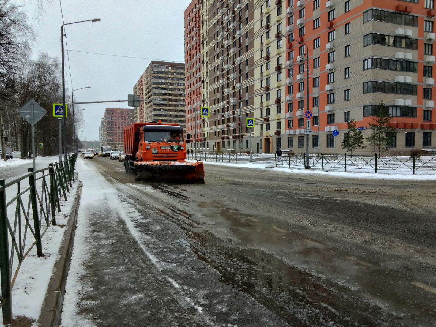 пушкинский округ, снегопад,уборка снега и наледи, коммунальные службы,снегоуборочная техника,