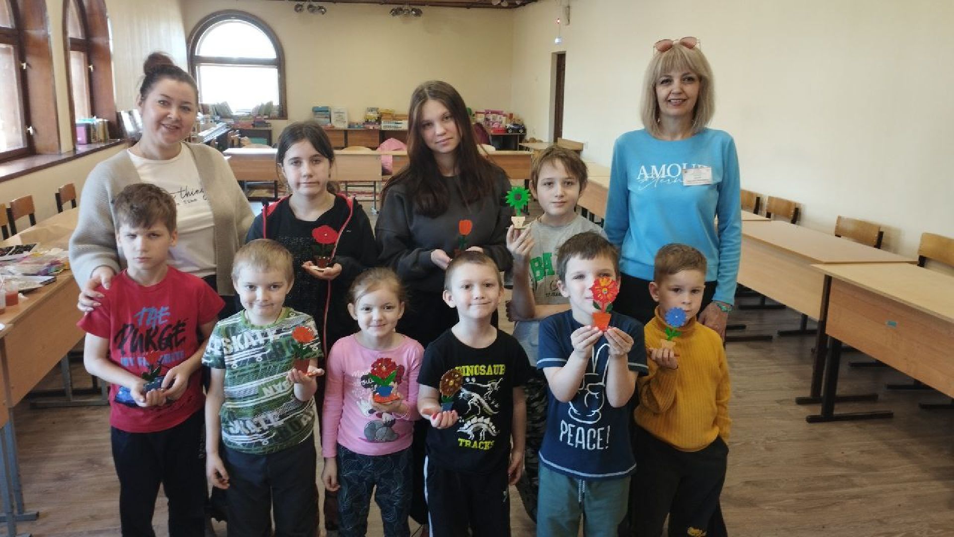 пушкинский округ, волонтерская помощь, дети, социальная адаптация, курская область, реабилитационный центр,мастер-класс,вертикалки,