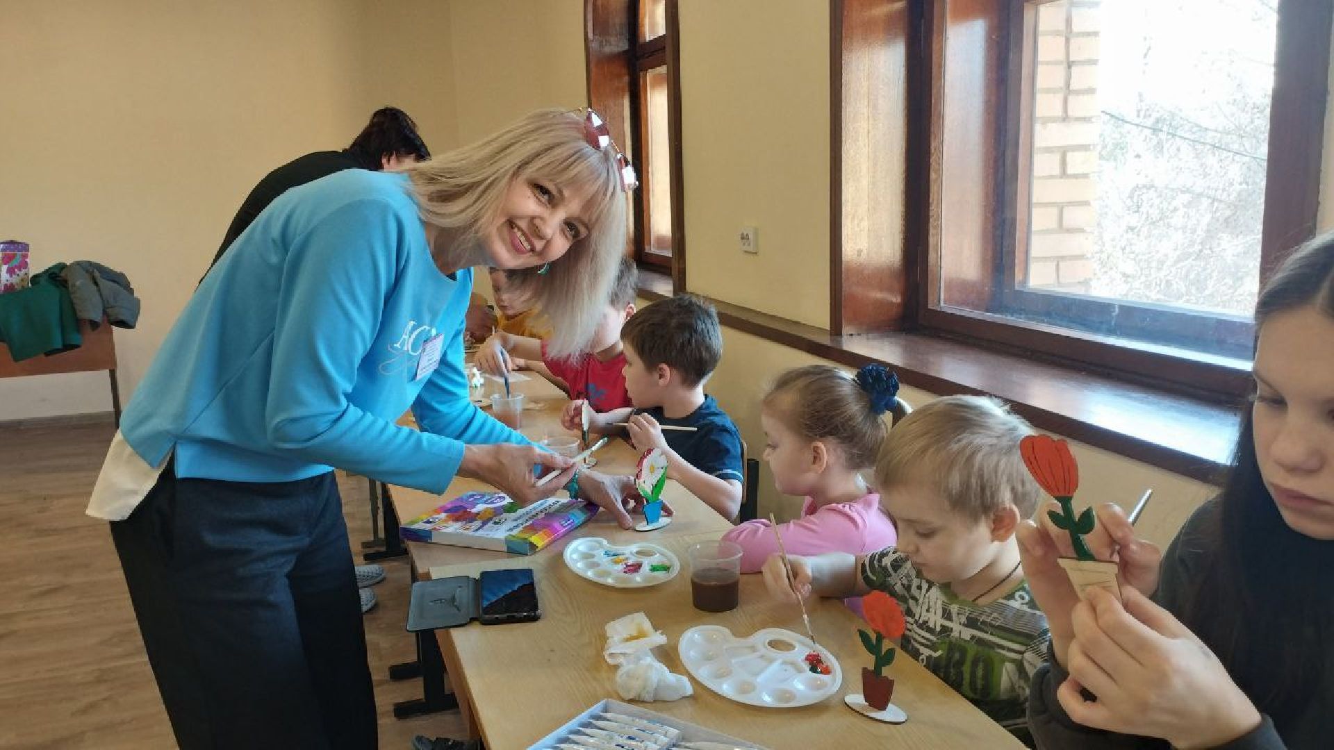 пушкинский округ, волонтерская помощь, дети, социальная адаптация, курская область, реабилитационный центр,мастер-класс,вертикалки,