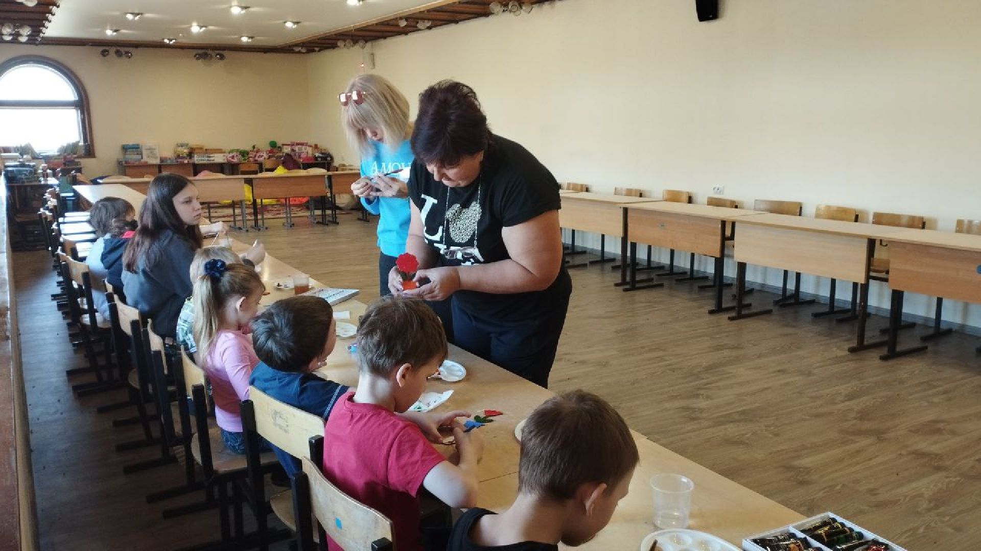 пушкинский округ, волонтерская помощь, дети, социальная адаптация, курская область, реабилитационный центр,мастер-класс,вертикалки,