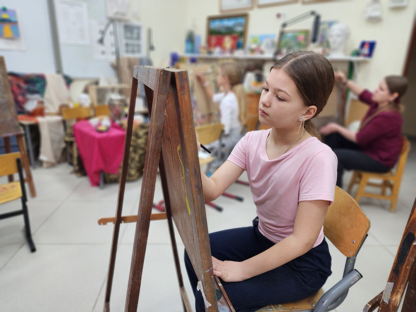 фрязино, семьи участников сво, арт-терапия, художники, мастер-класс,