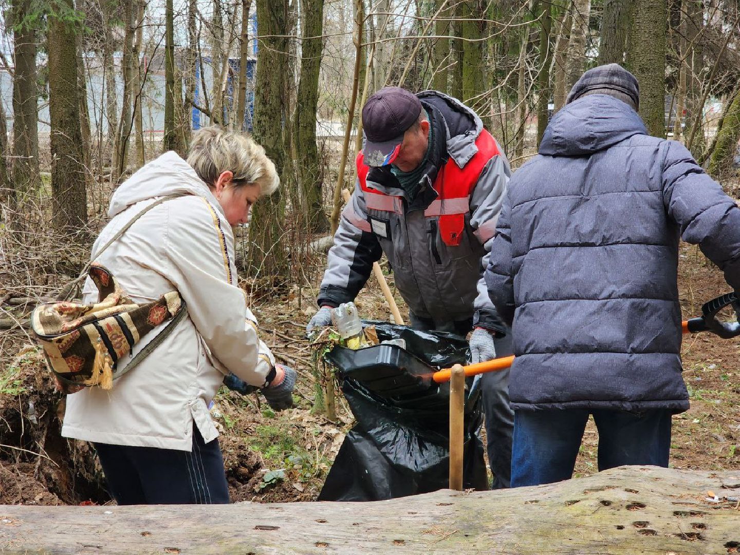 солнечногорск, субботник, уборка, жители, инвентарь,