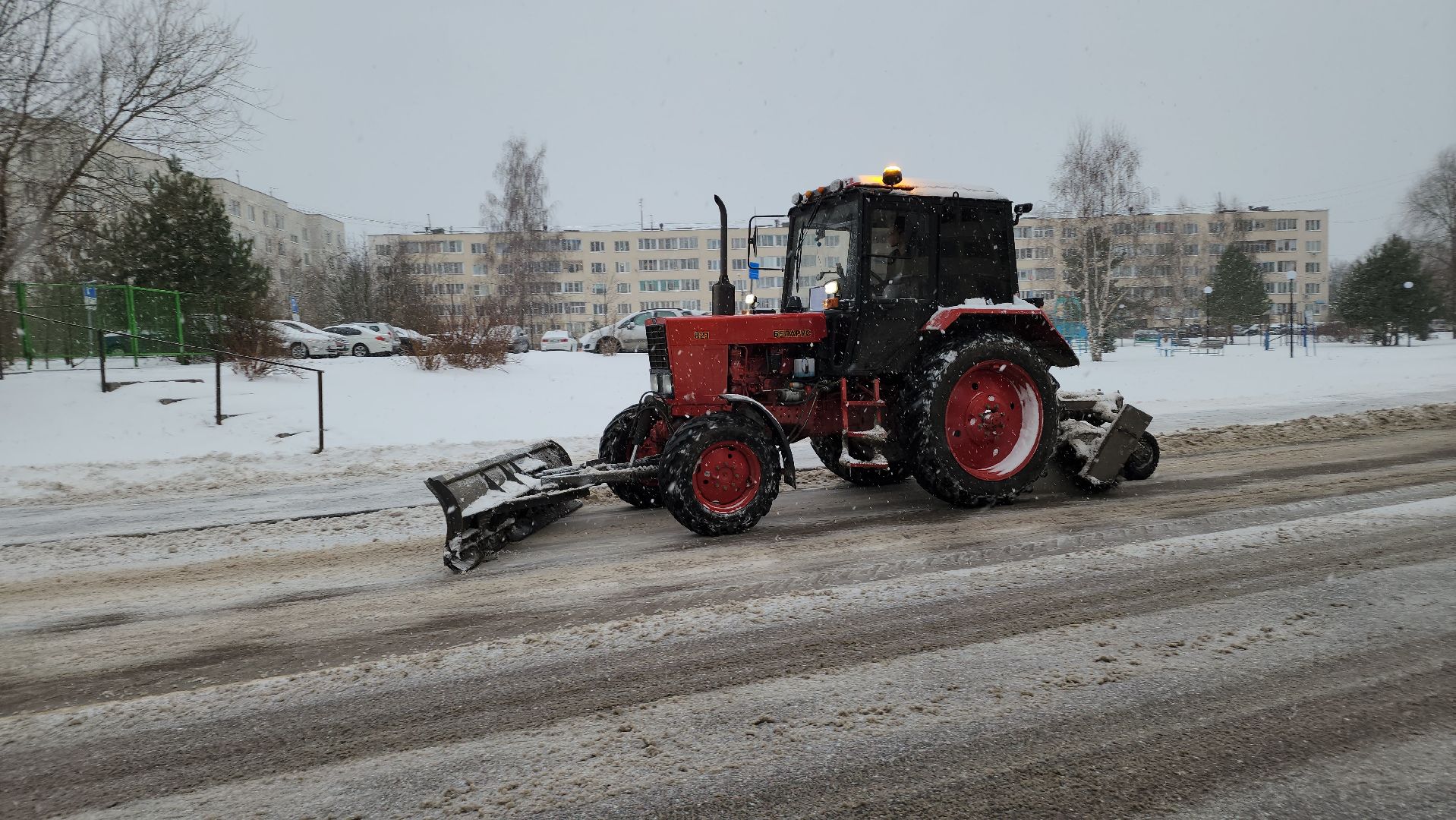 ЖКХ, уборка снега, снегопад, Лосино-Петровский,