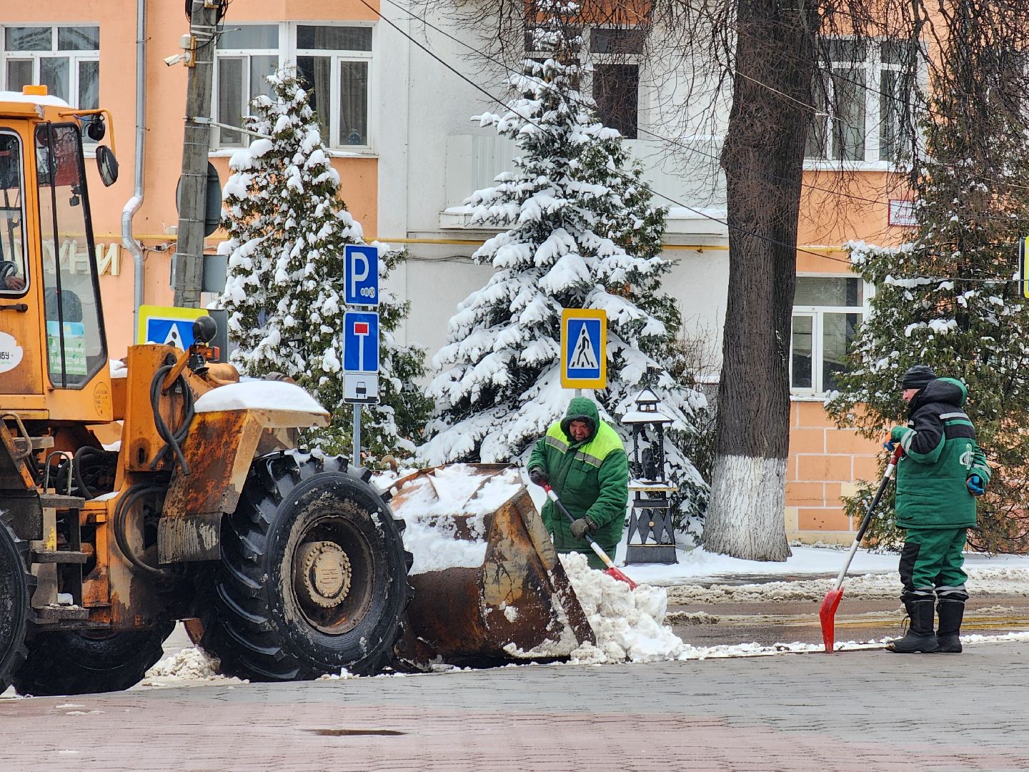 ногинск, коммунальная служба, уборка снега, снегопад, жкх,
