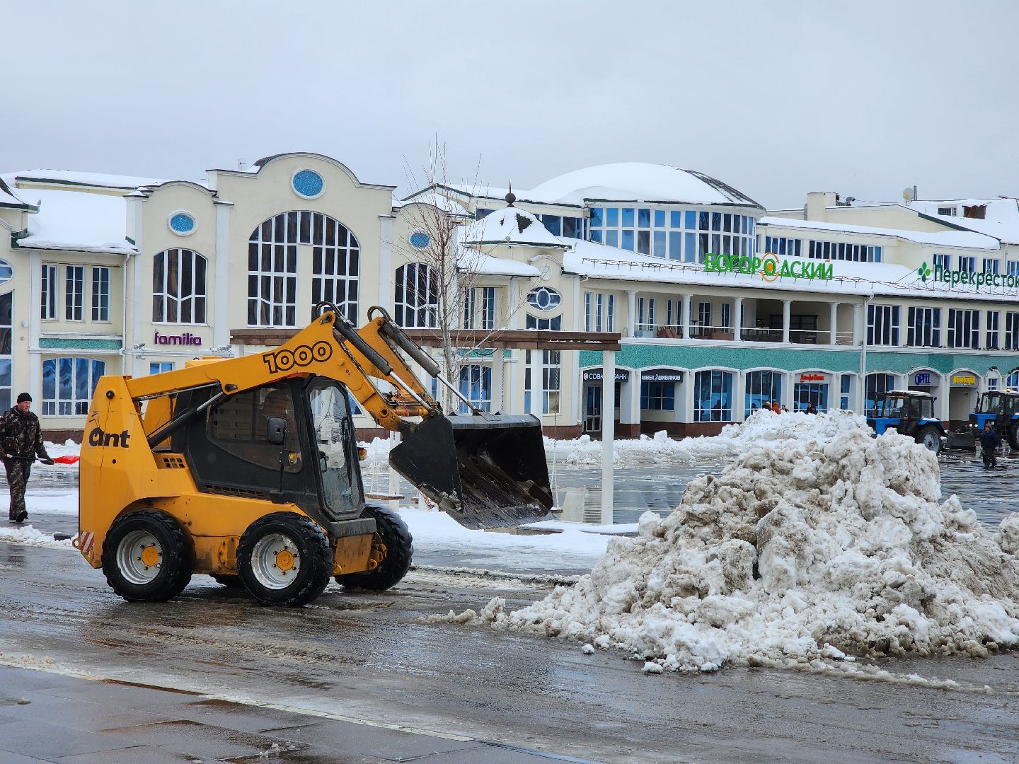 ногинск, коммунальная служба, уборка снега, снегопад, жкх,