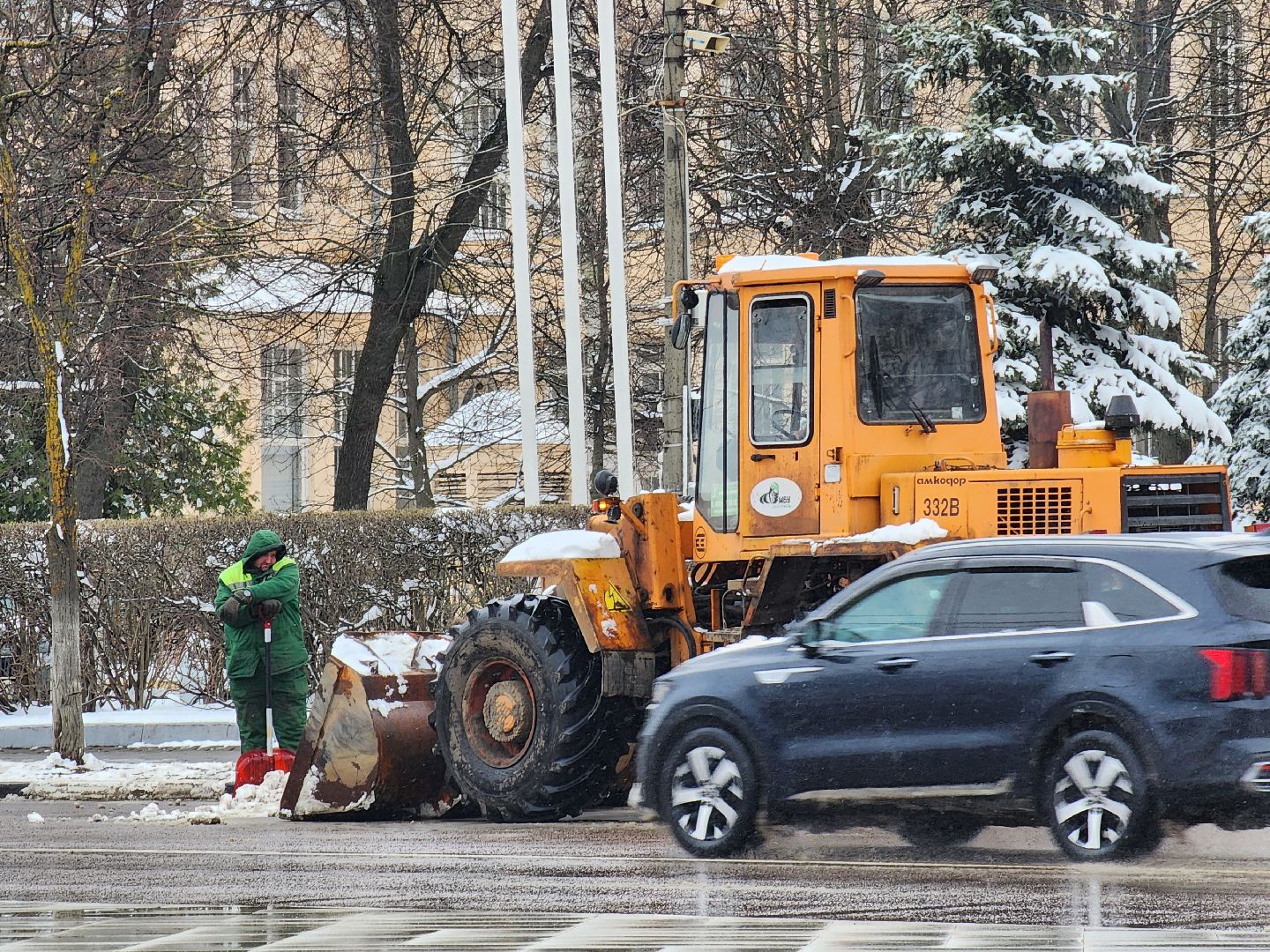 ногинск, коммунальная служба, уборка снега, снегопад, жкх,