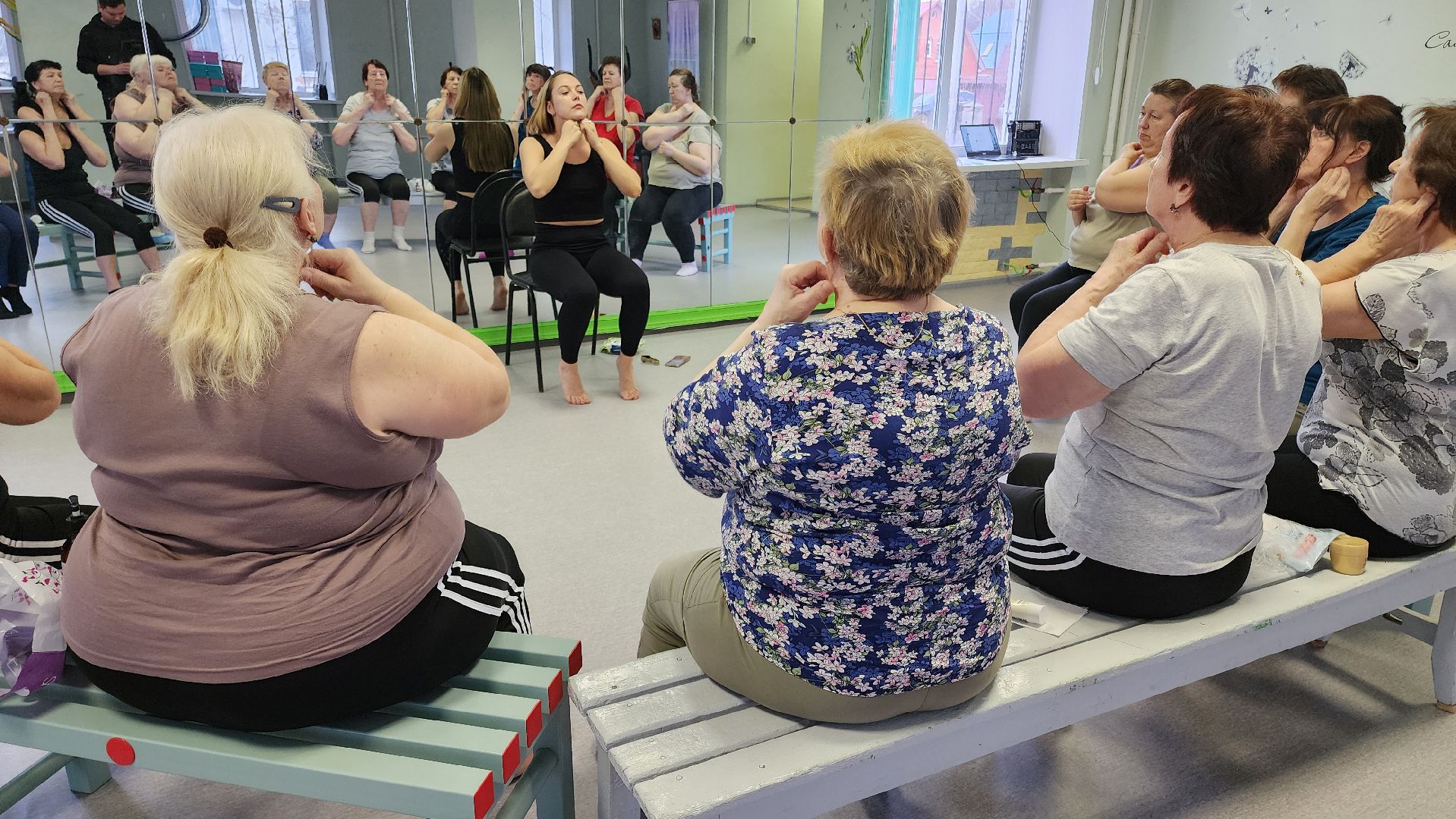 кашира, спорт, активное долголетие, фитнес, гимнастика, ожерелье,