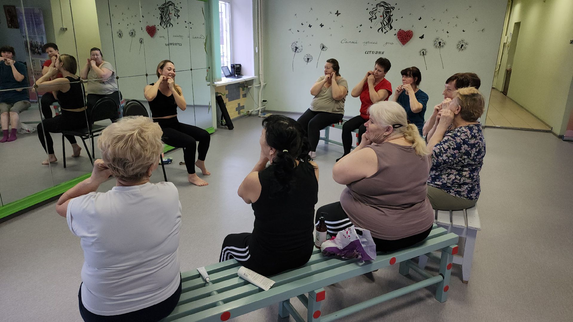 кашира, спорт, активное долголетие, фитнес, гимнастика, ожерелье,