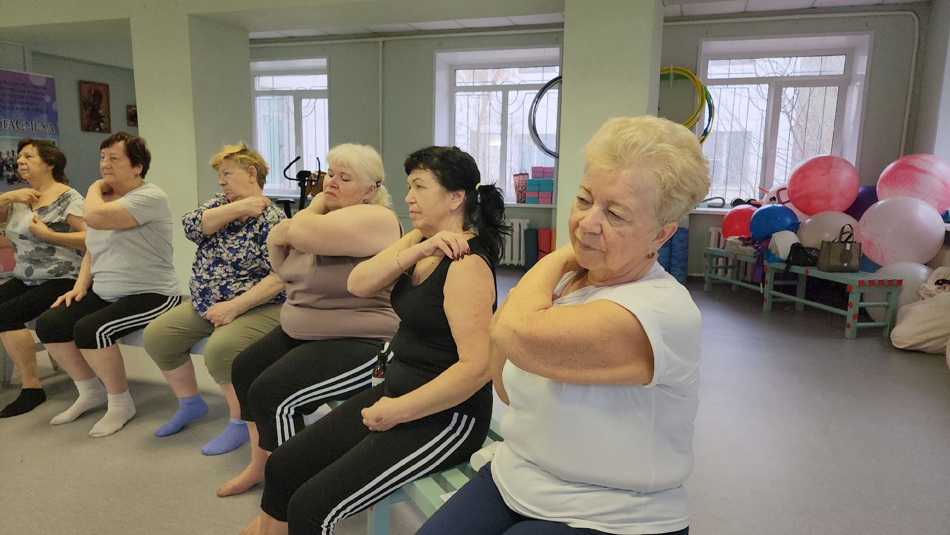 кашира, спорт, активное долголетие, фитнес, гимнастика, ожерелье,