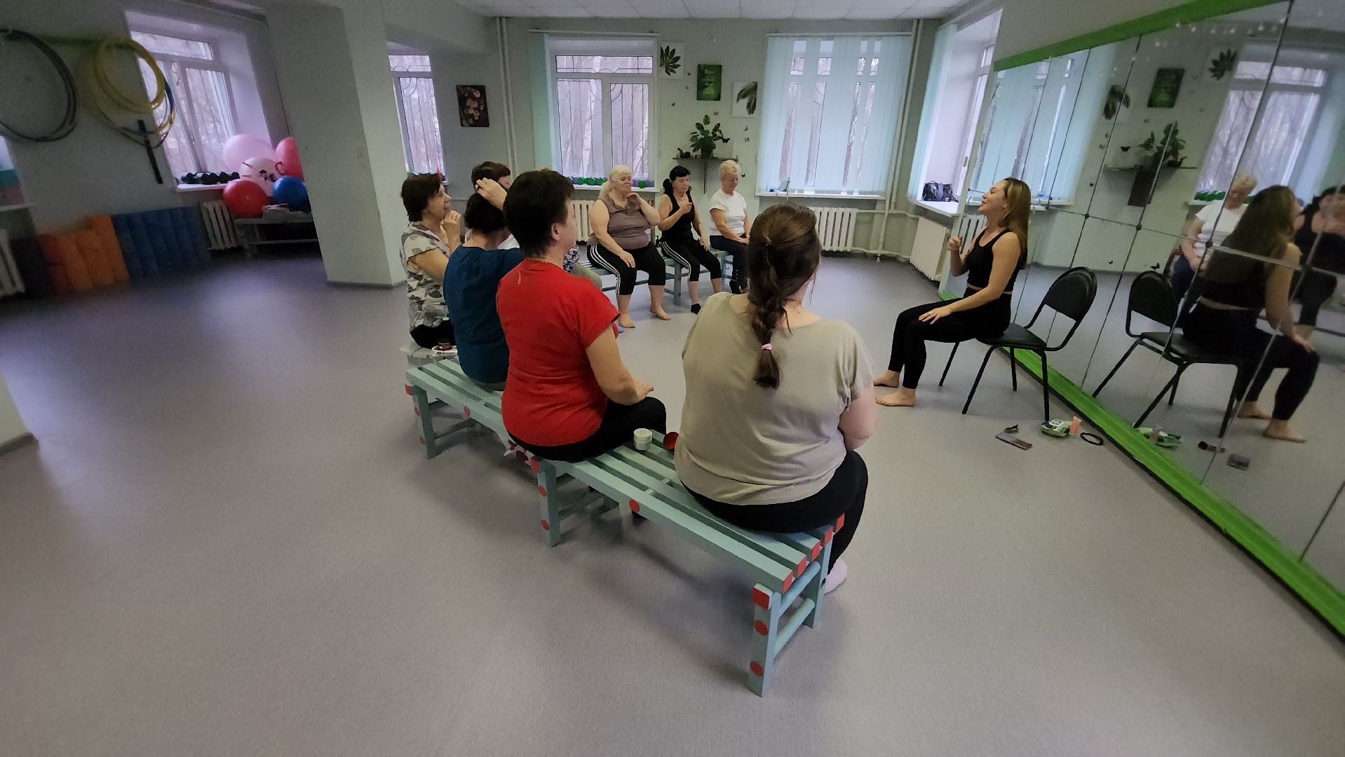 кашира, спорт, активное долголетие, фитнес, гимнастика, ожерелье,