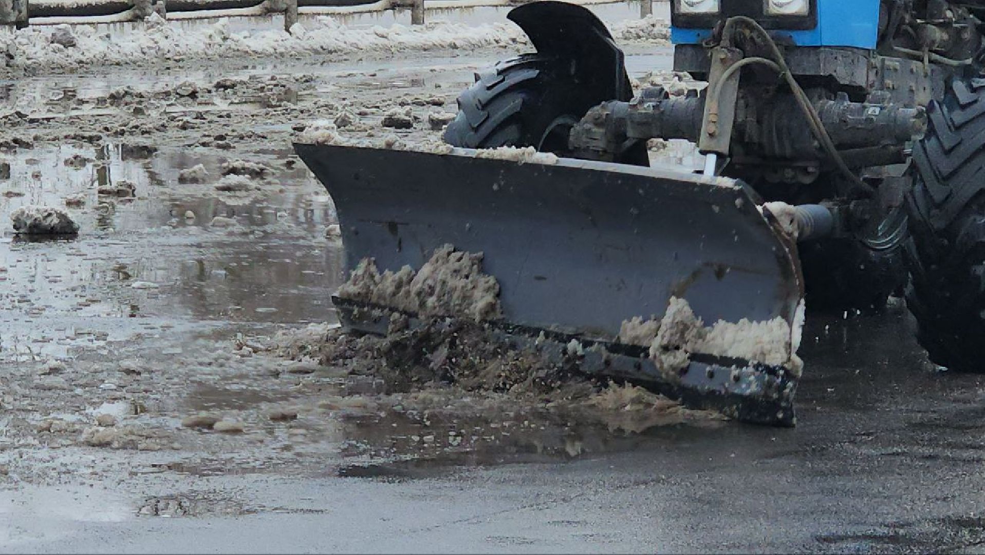 луховицы, уборка города от снега, аллея славы,