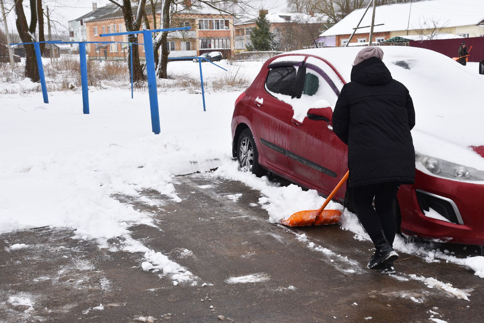 лотошино, уборка снега, благоустройство, уборка снега и наледи,