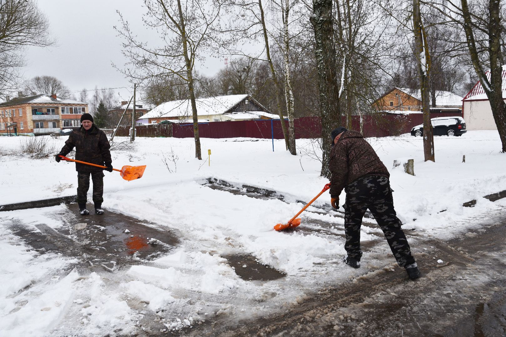 лотошино, уборка снега, благоустройство, уборка снега и наледи,
