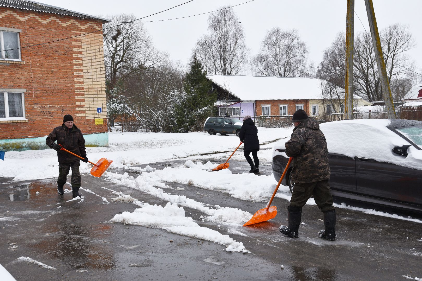 лотошино, уборка снега, благоустройство, уборка снега и наледи,