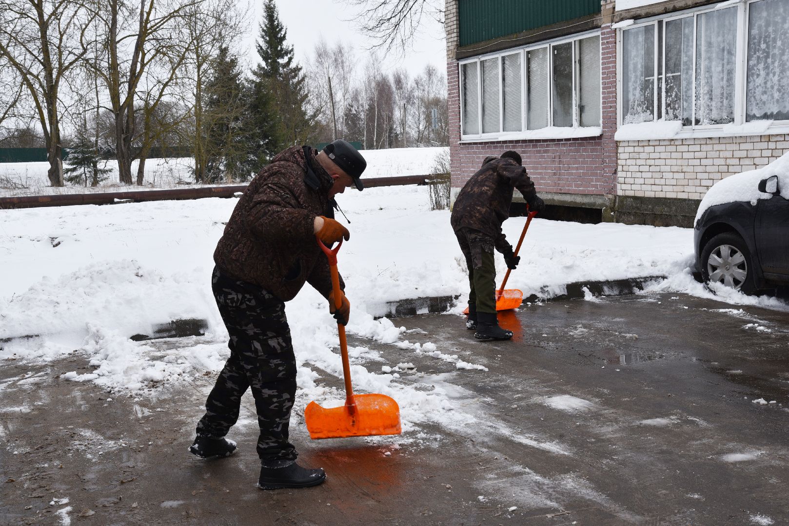 лотошино, уборка снега, благоустройство, уборка снега и наледи,