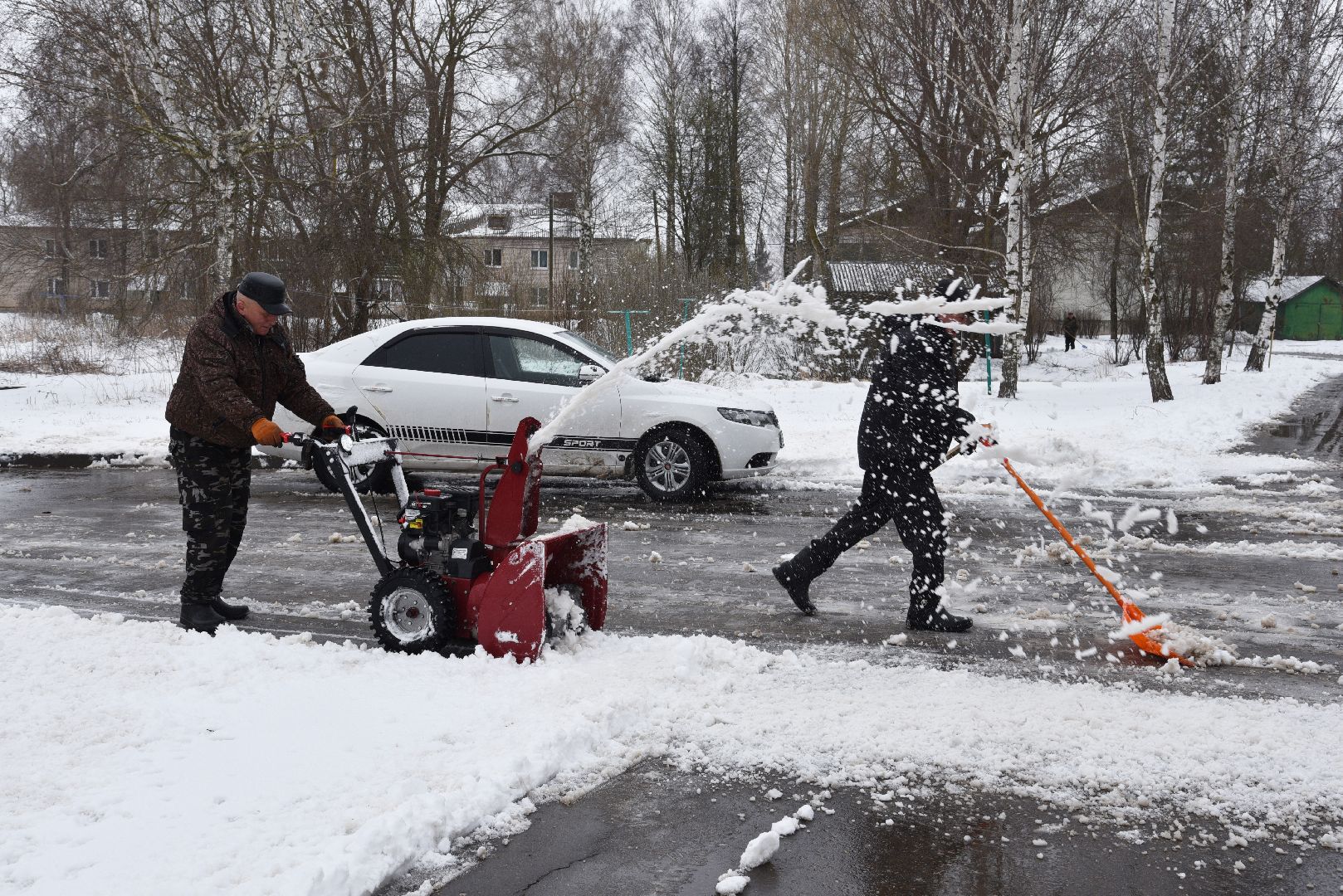 лотошино, уборка снега, благоустройство, уборка снега и наледи,