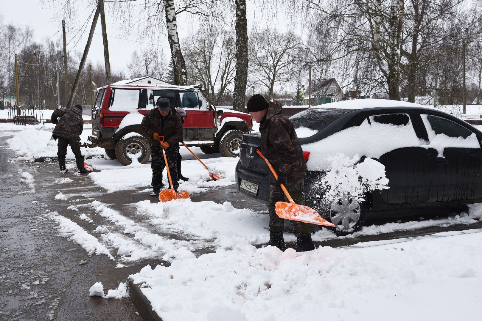 лотошино, уборка снега, благоустройство, уборка снега и наледи,