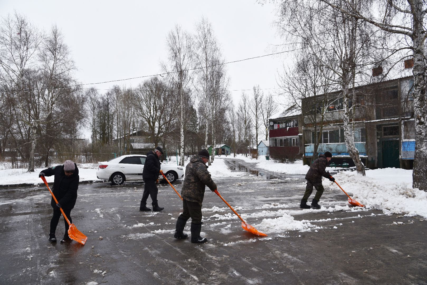 лотошино, уборка снега, благоустройство, уборка снега и наледи,