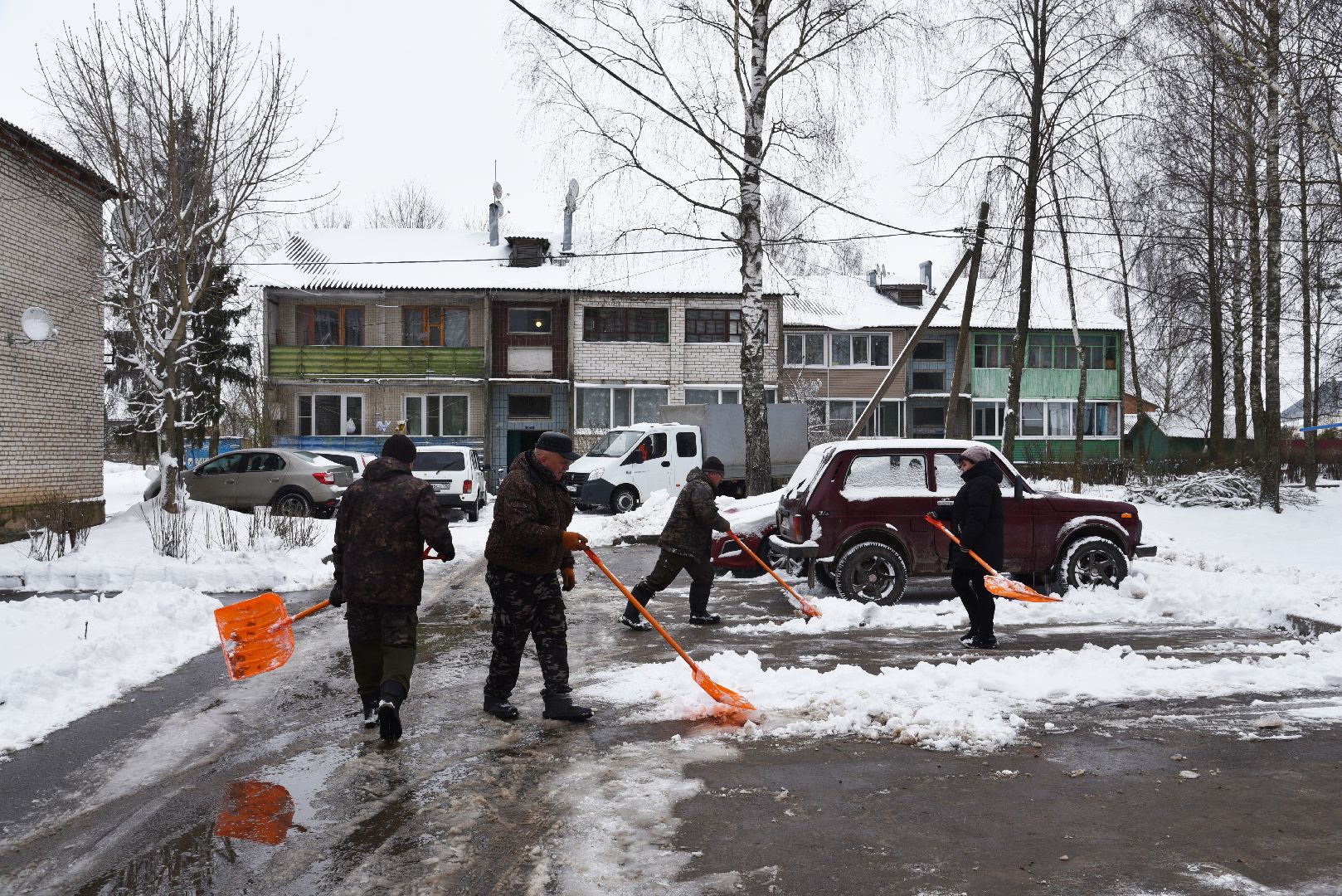 лотошино, уборка снега, благоустройство, уборка снега и наледи,