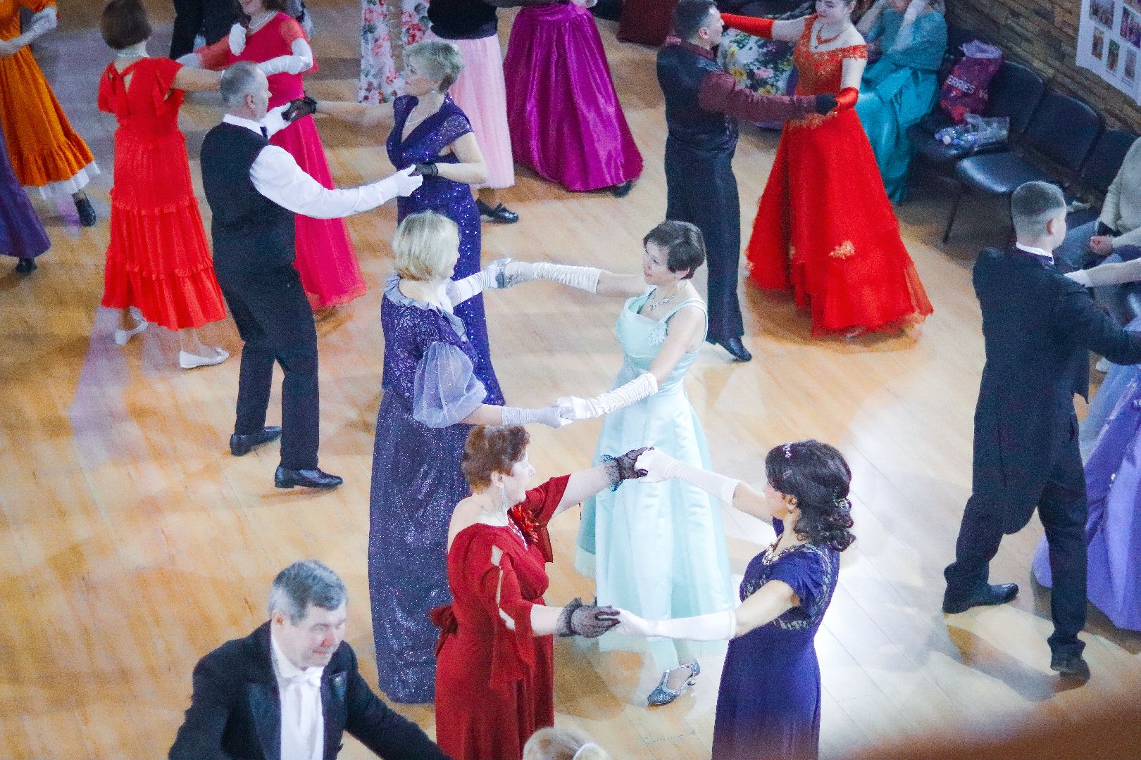 общество, клин, активное долголетие, исторический бал, танцы,