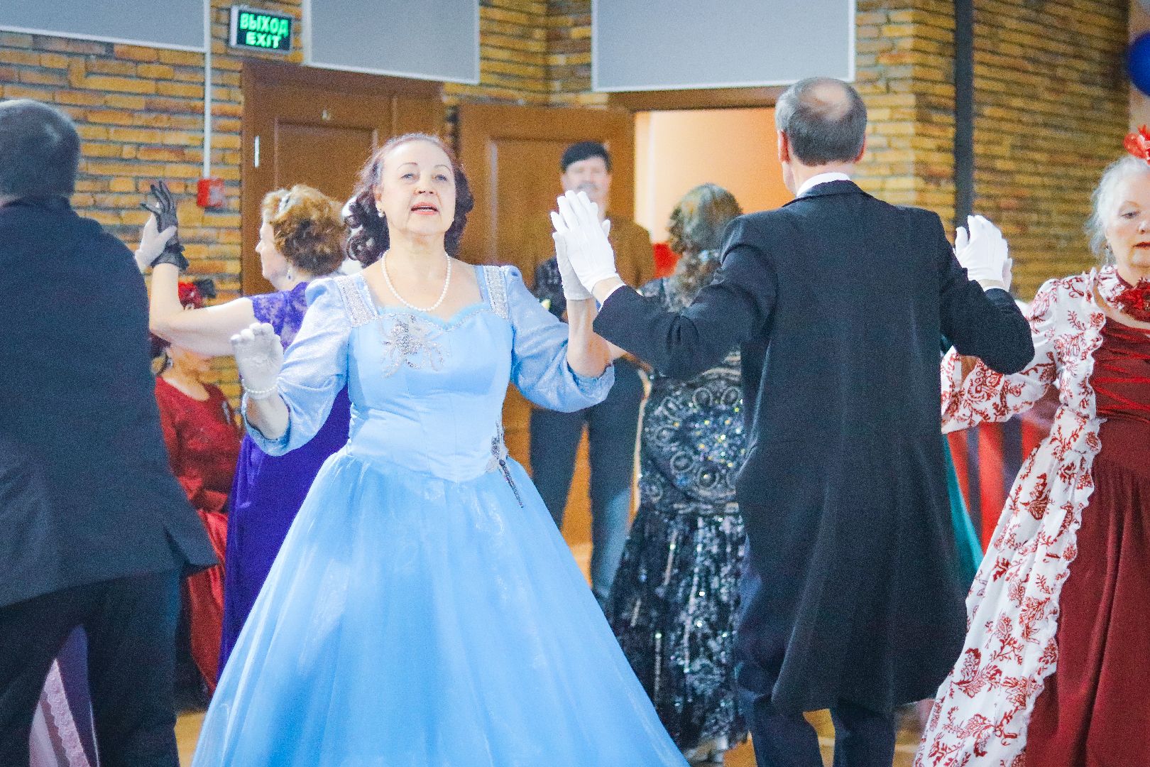 общество, клин, активное долголетие, исторический бал, танцы,