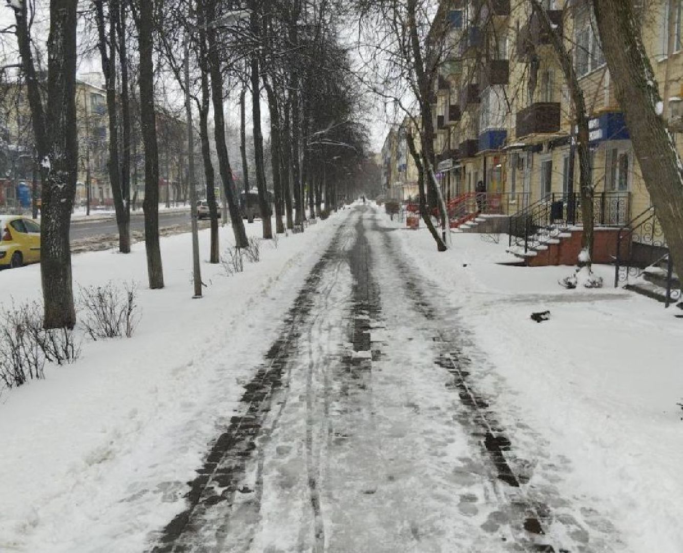 воскресенск, уборка снега, циклон зион,