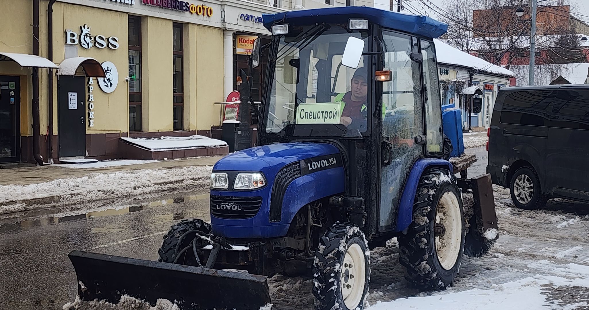 ЖКХ, уборка снега, Коммунальные службы Звенигорода,