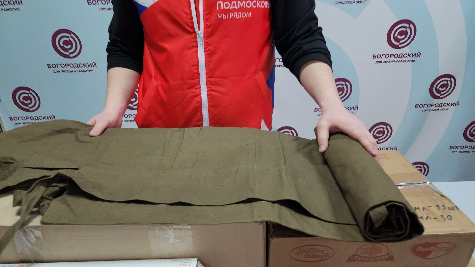 гуманитарная помощь, акция Доброе дело, Волонтеры Подмосковья, Ногинск, Богородский городской округ,
