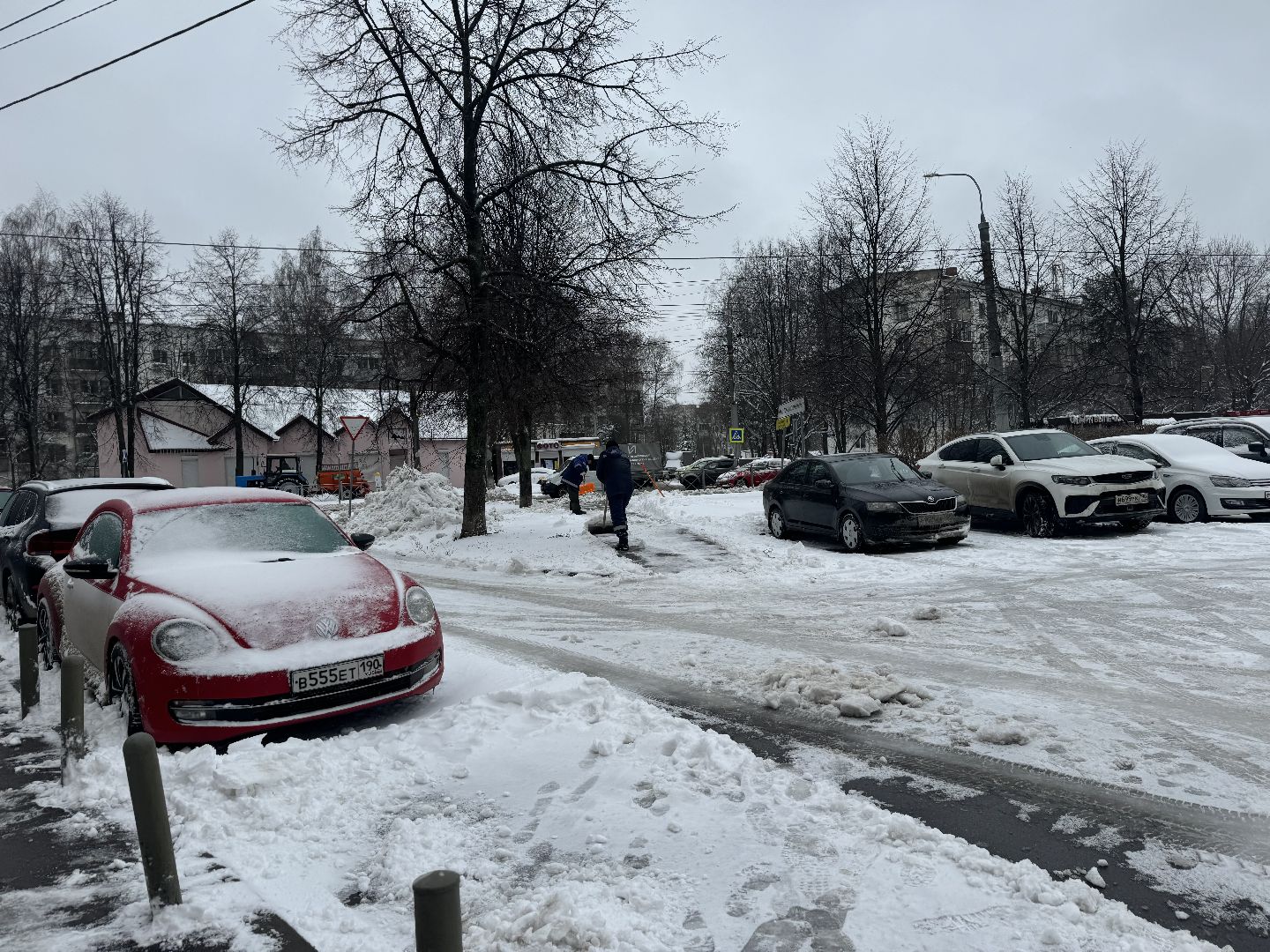 уборка снега, коммунальные службы, ленинский городской округ, последствия снегопада,