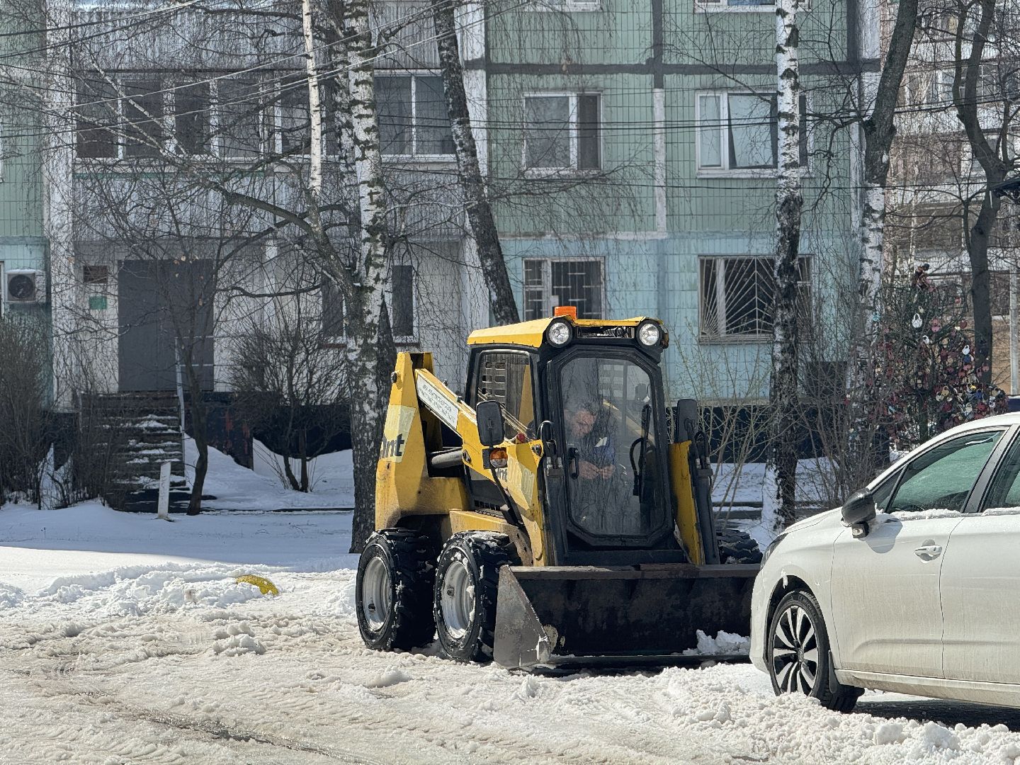уборка снега, коммунальные службы, ленинский городской округ, последствия снегопада,