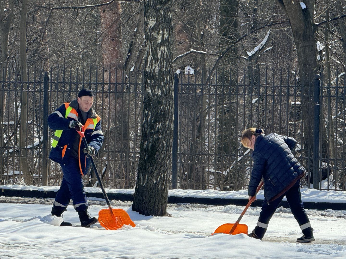 уборка снега, коммунальные службы, ленинский городской округ, последствия снегопада,