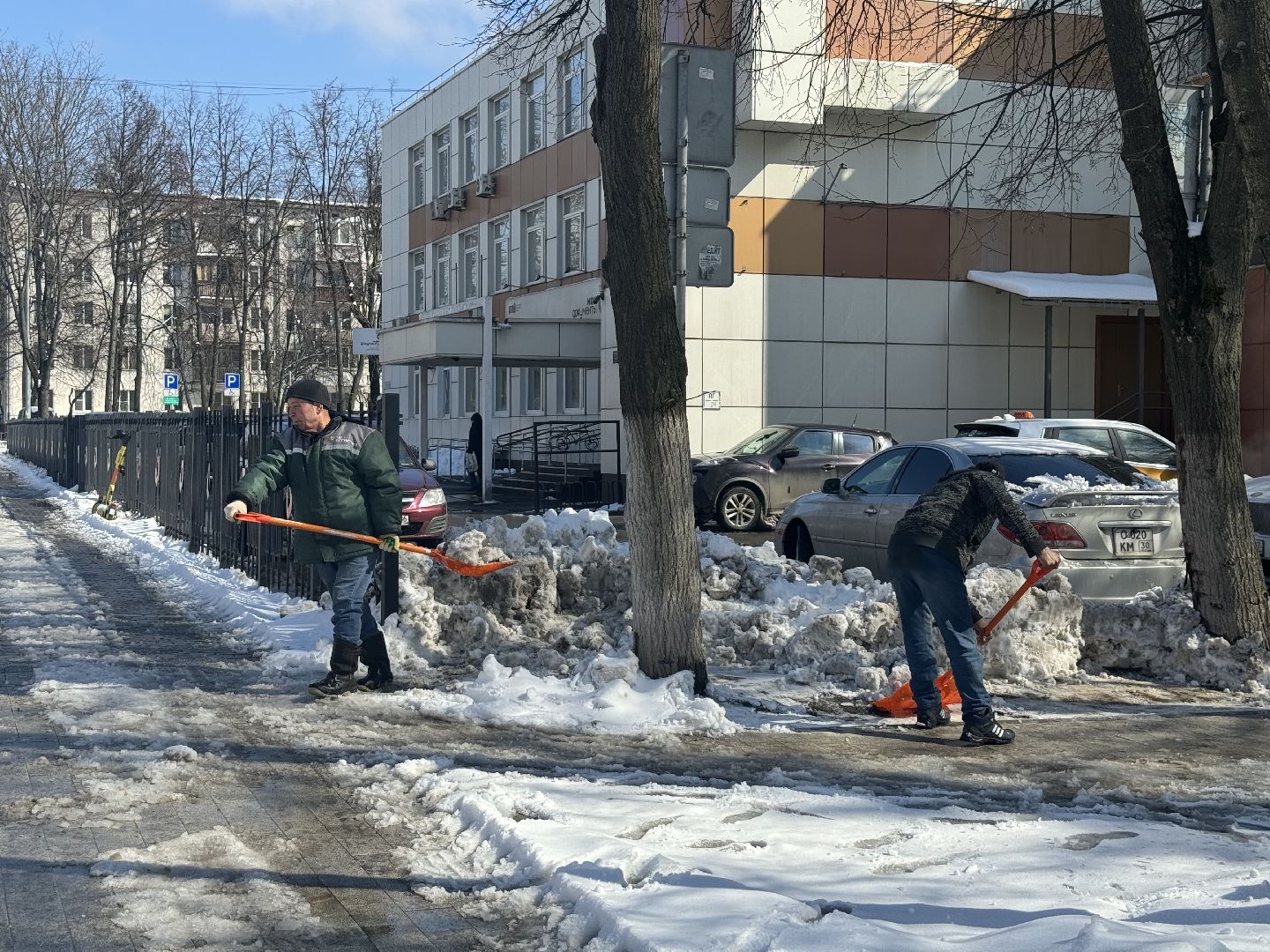 уборка снега, коммунальные службы, ленинский городской округ, последствия снегопада,