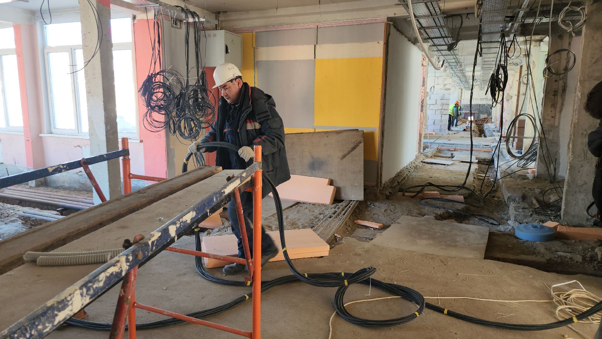 серпухов, подмосковье, капремонт школы,