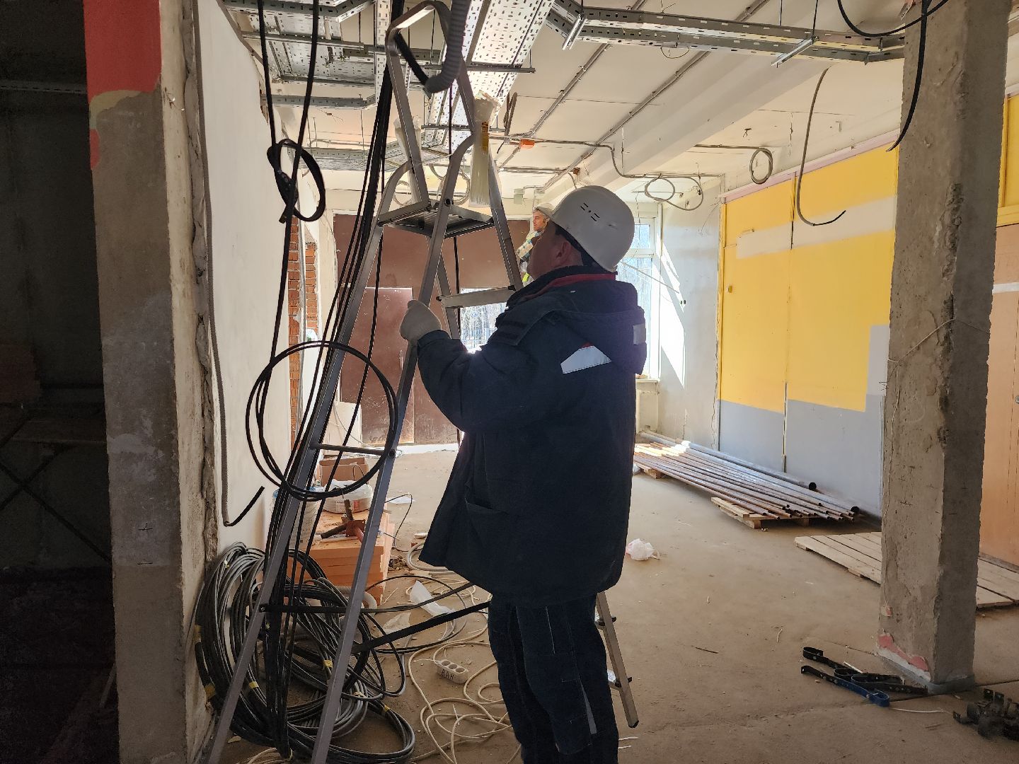 серпухов, подмосковье, капремонт школы,