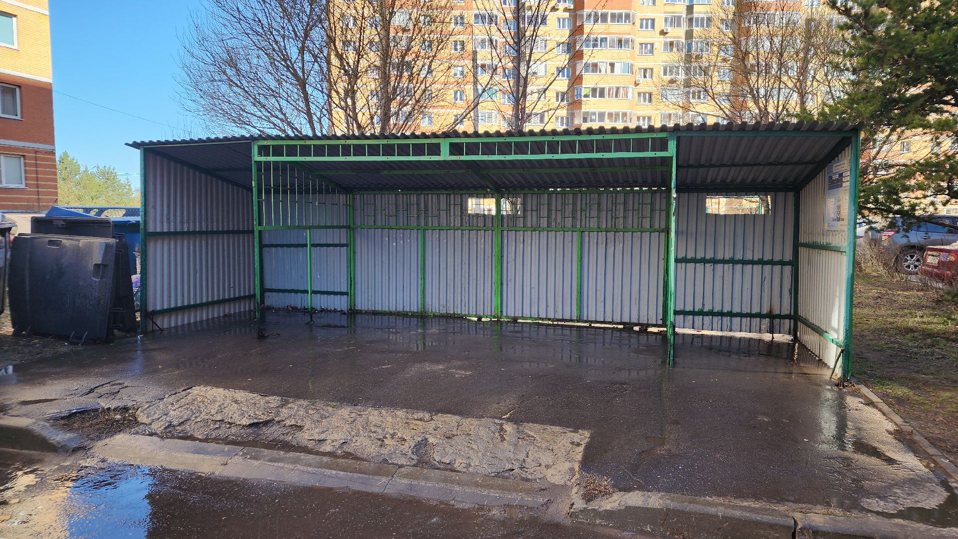 ЖКХ, контейнерные площадки, весенняя уборка, Лосино-Петровский,